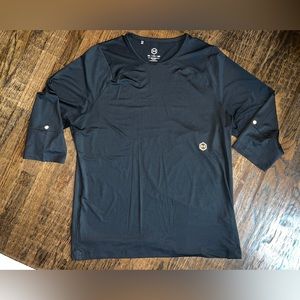 TB12 sleep Men's UA RUSH™ ¾ Sleeve 2XL (black)